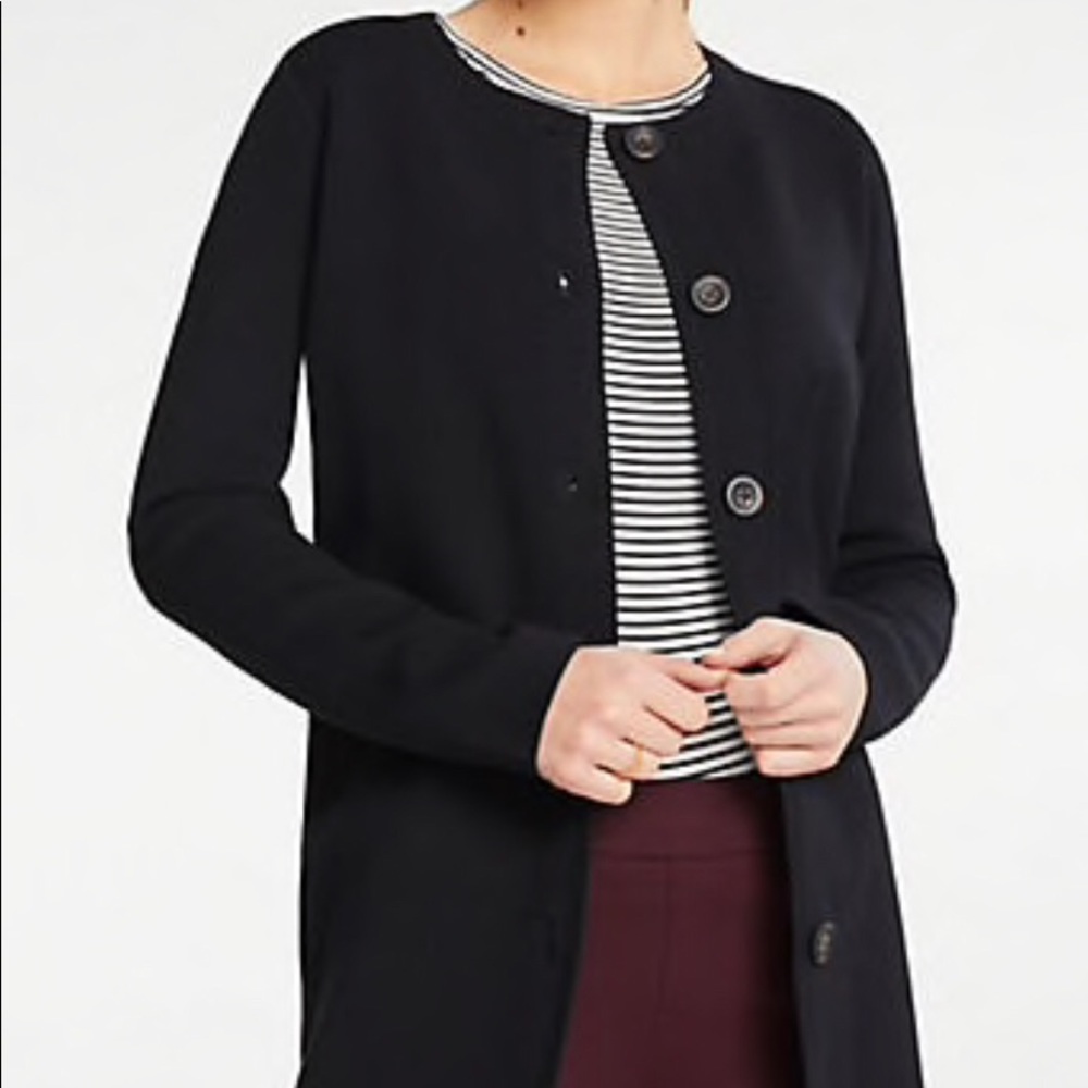 NWT- Ann Taylor BUTTON DOWN COATIGAN